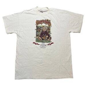 Vintage 90s Boyds Bears Bailey Graphic Cream Cotton T-Shirt, XL